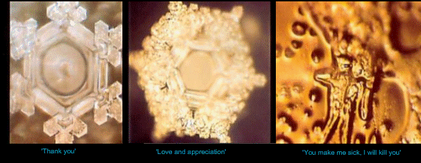 Emoto water crystals