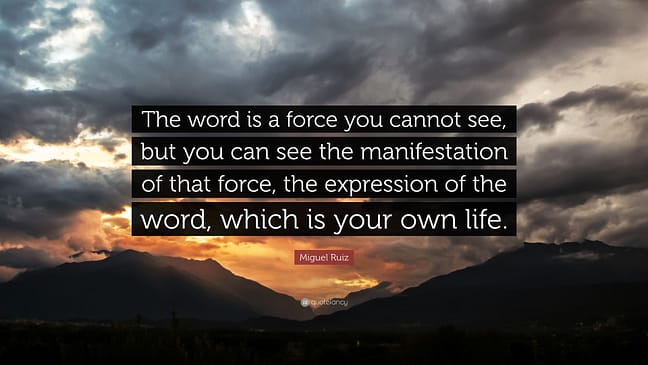 The word is a force